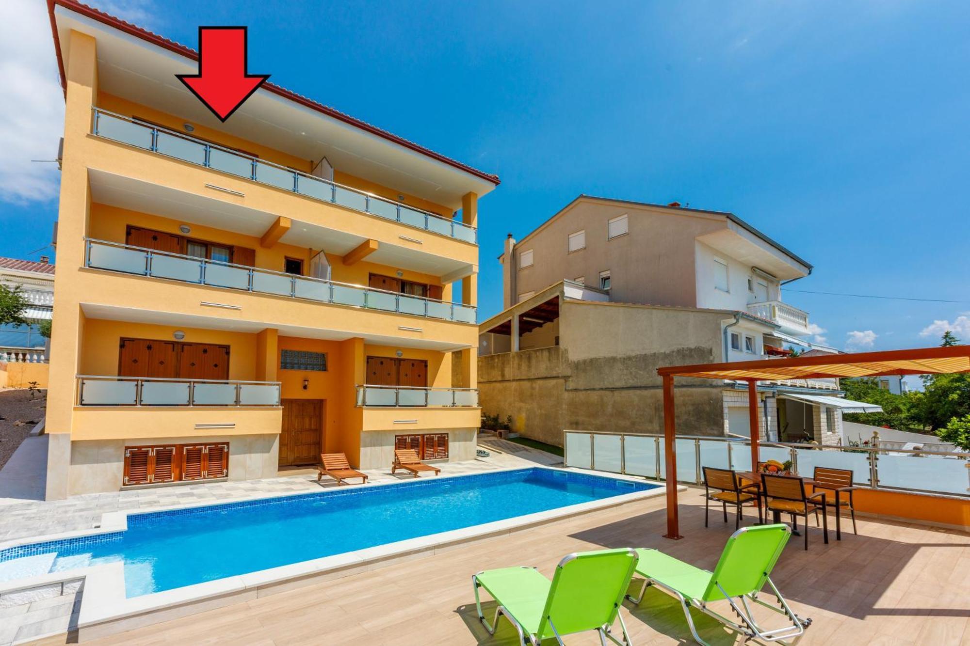 House View Lägenhet Novi Vinodolski Exteriör bild