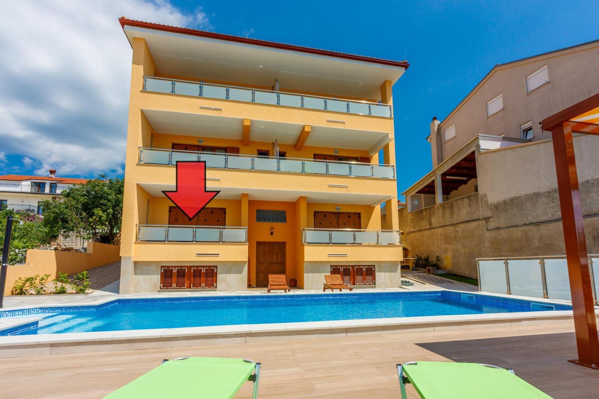 House View Lägenhet Novi Vinodolski Exteriör bild